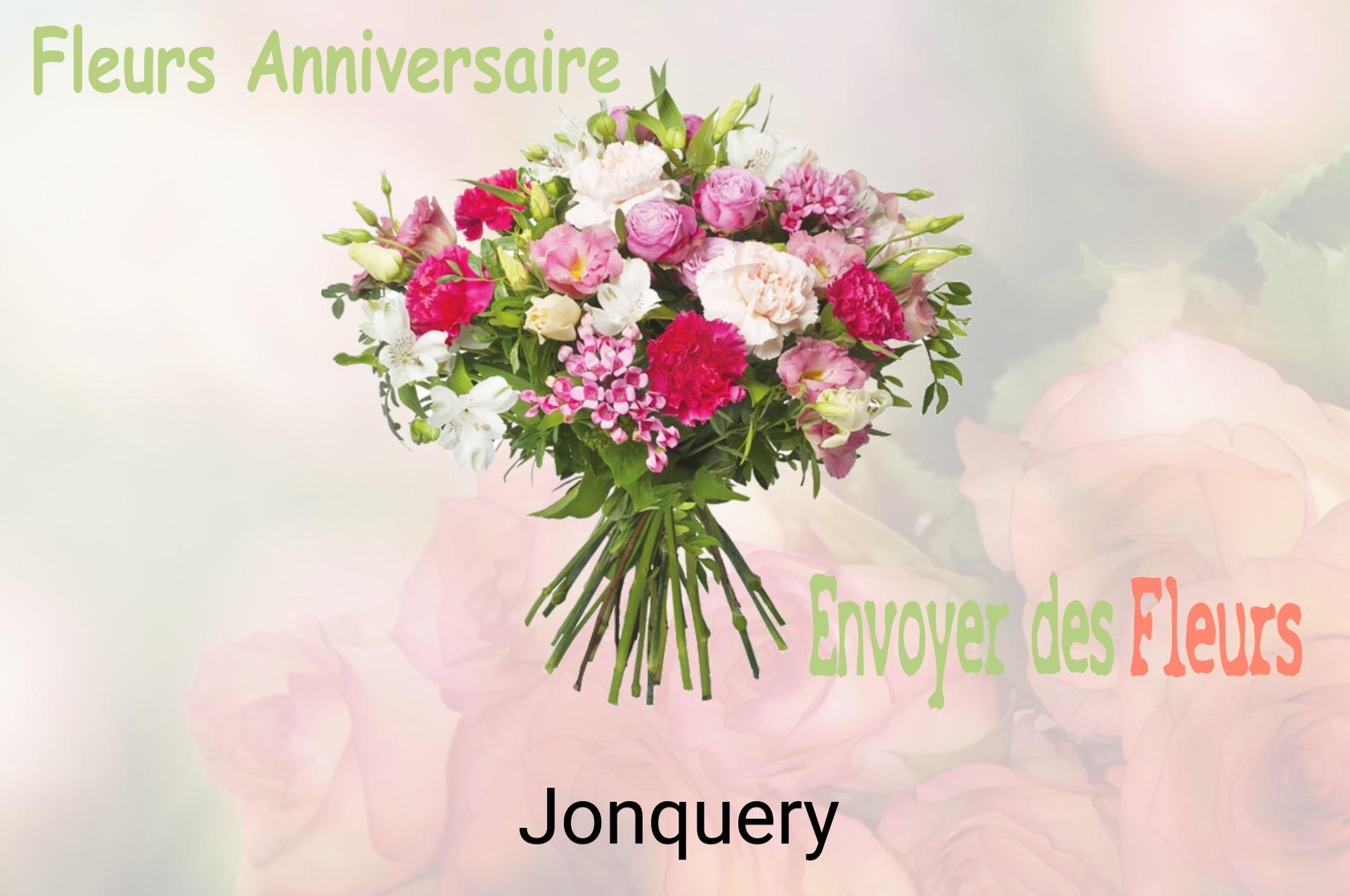 Bouquet de fleurs d’anniversaire livré à Jonquery